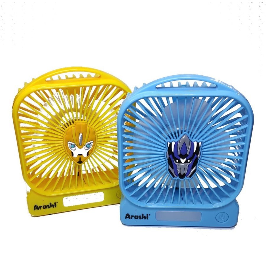 Arashi Kipas Angin Mini Fan + Lampu Led TRF &amp; HKT 4&quot; Inchi