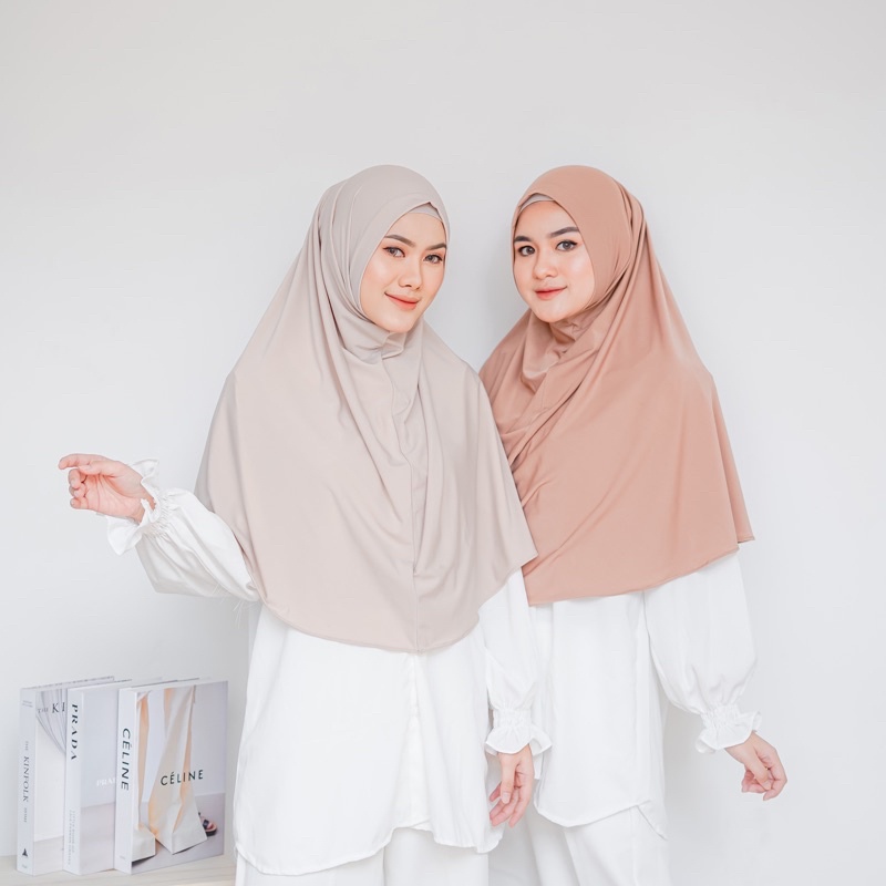 Alny Hijab - Aida hijab bergo jersey premium / jilbab instan