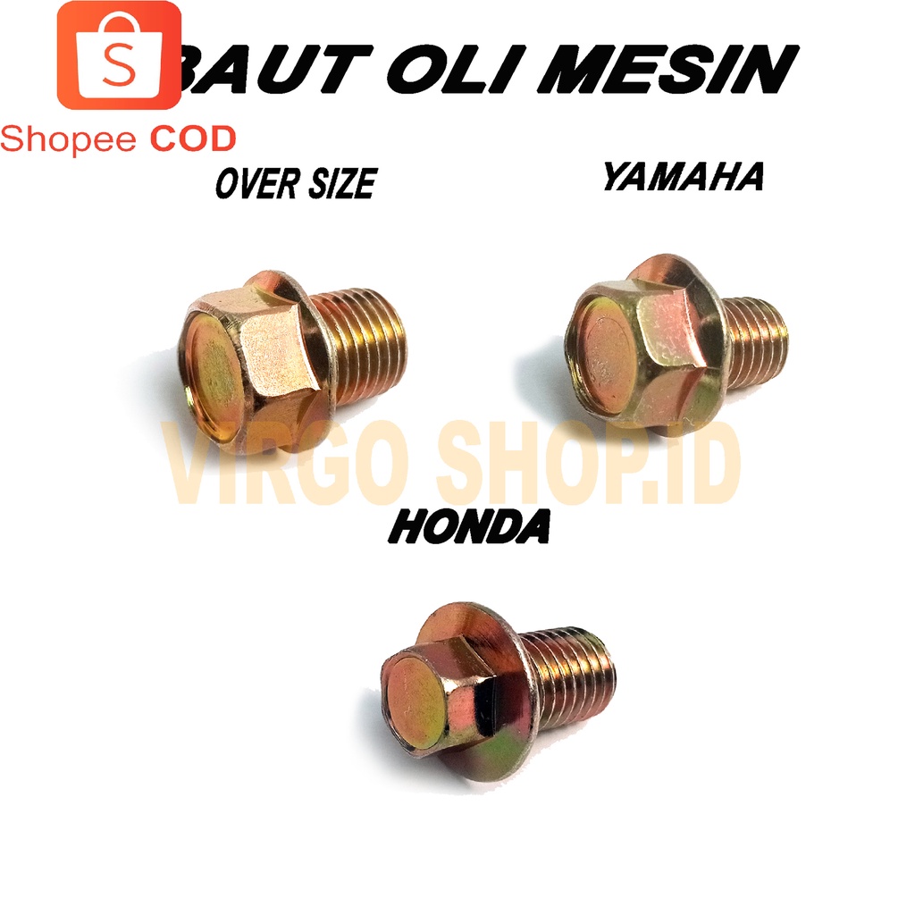 Baut Tutup Oli Motor Yamaha Honda / Tutup Baut Oli Mesin / Baut Oli Mesin / Baut Oli Yamaha / Baut Oli Honda / Baut Oli Oversize / Baut Oli Beat / Baut Oli Supra