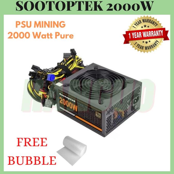 TERBARU PSU 2000W | Power Supply 2000Watt | Sootopter | PSU Mining 2000w Pure Terlaris