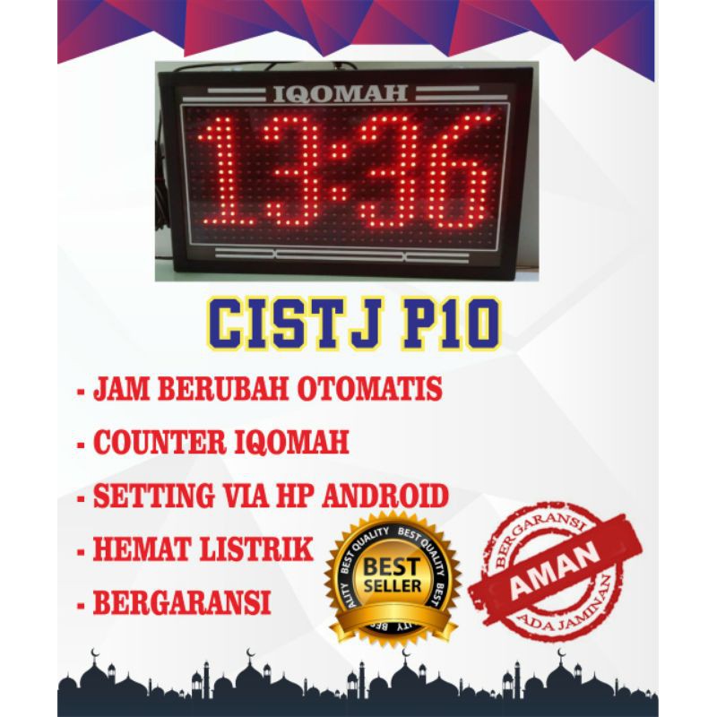 JAM MASJID DIGITAL timer iqomah COUNTER DOWN