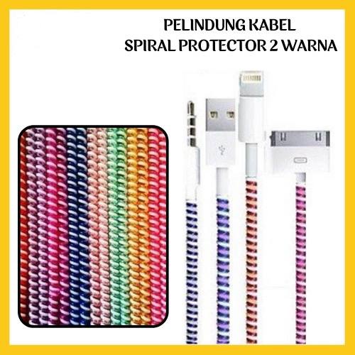 Pelindung Kabel Spiral Charger / Headset Solid Cable Protector 2 Warna