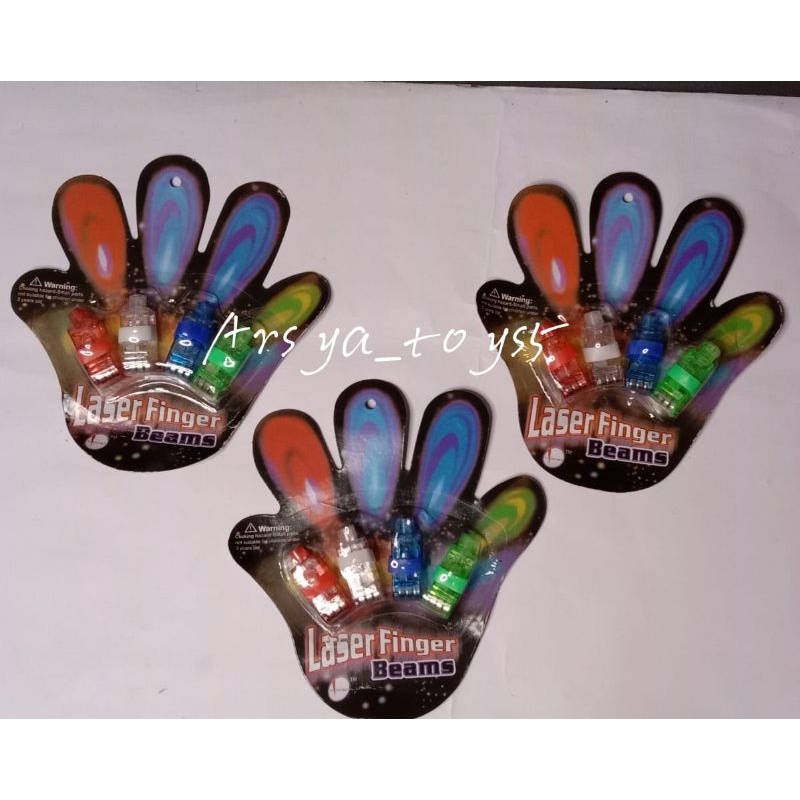 LASER FINGER BEAM LED ISI 4pc