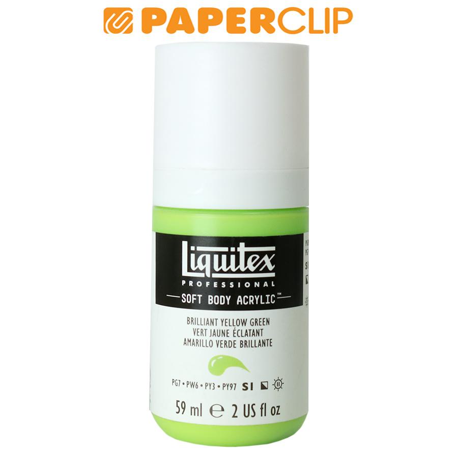 

ACRYLIC SOFT BODY LIQUITEX 59ML S1 1959840LQ BRILLIANT YELLOW GREEN