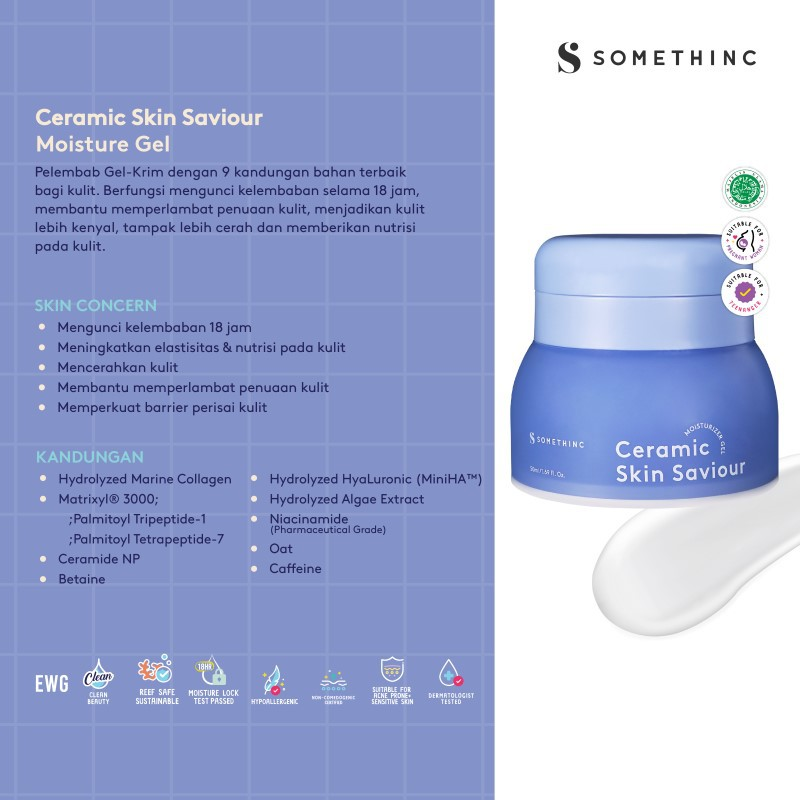 Somethinc Ceramic Skin Saviour Moisturizer Gel 25ml