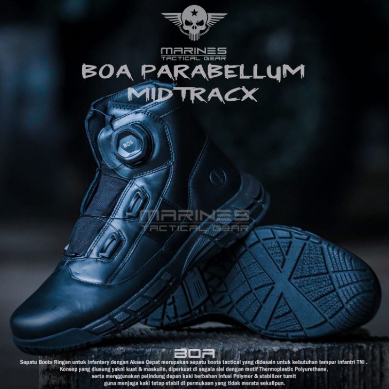 Sepatu PDL Tactical Boa Parabellum MID-TRACX Original