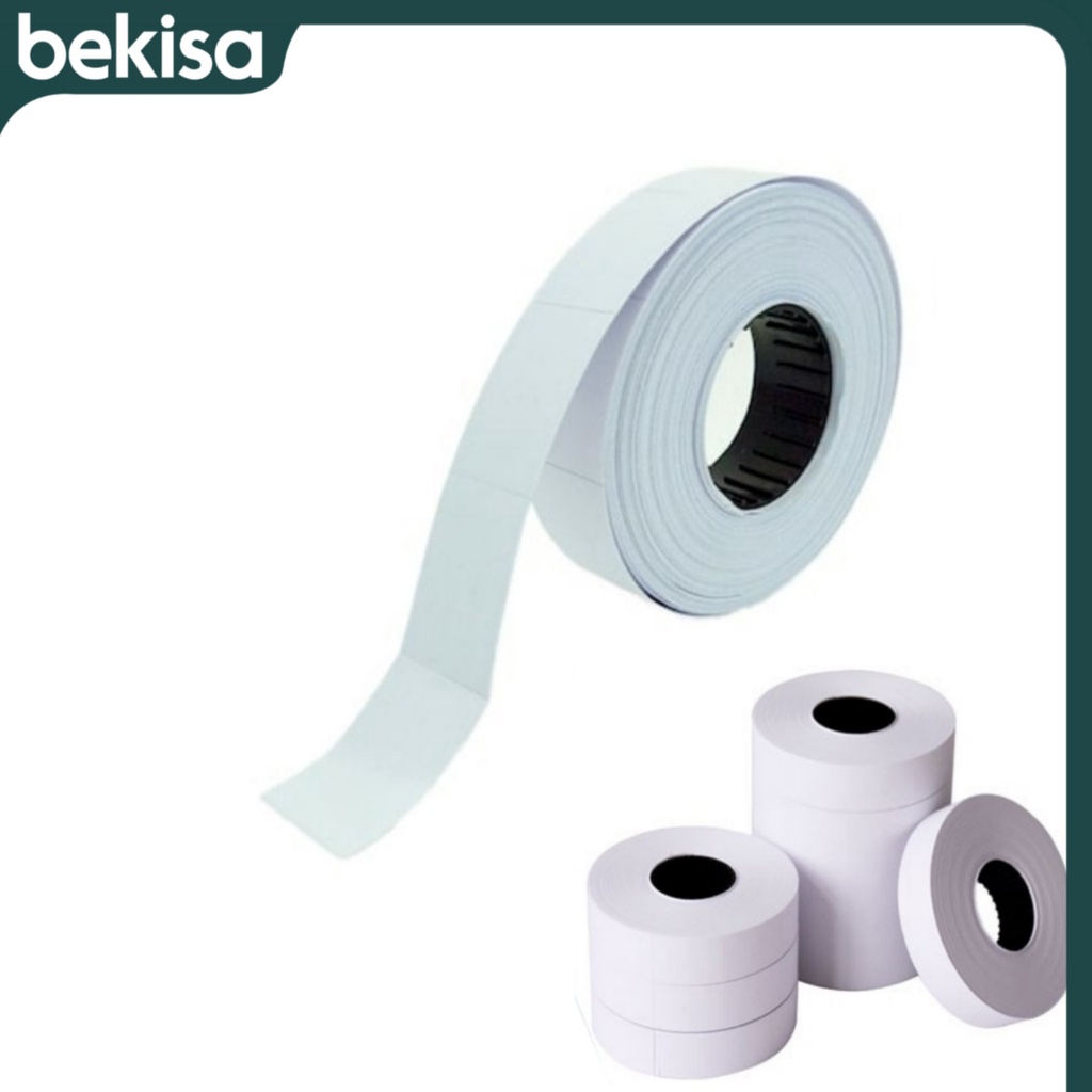 

8K Isi ulang kertas Label Harga Alat Price Labeller 2 Baris 1 pcs