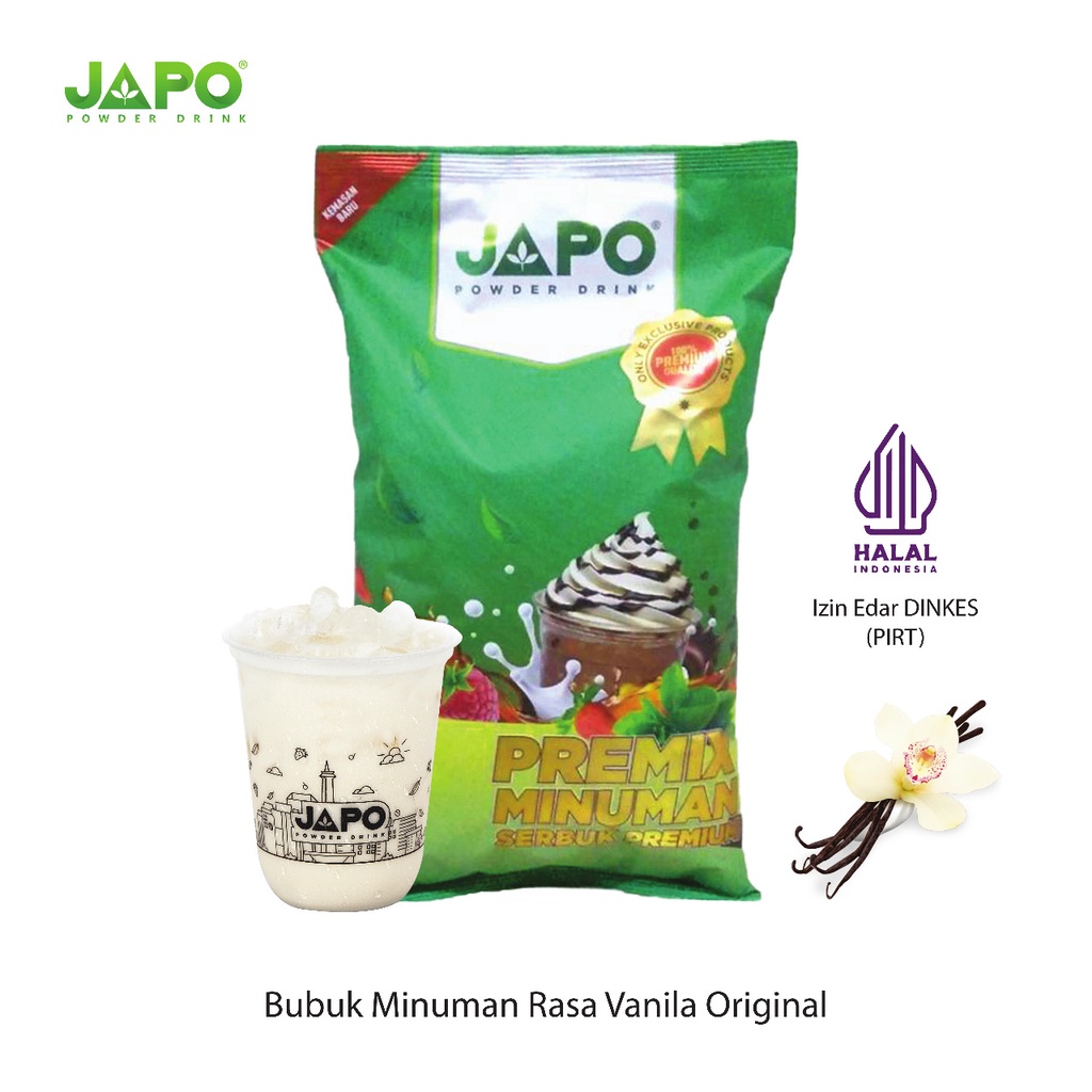 

JAPO Bubuk Minuman Vanila Original 1 Kg