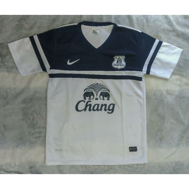 Jersey Everton Away Third Ketiga 3rd 2013 2014 Putih