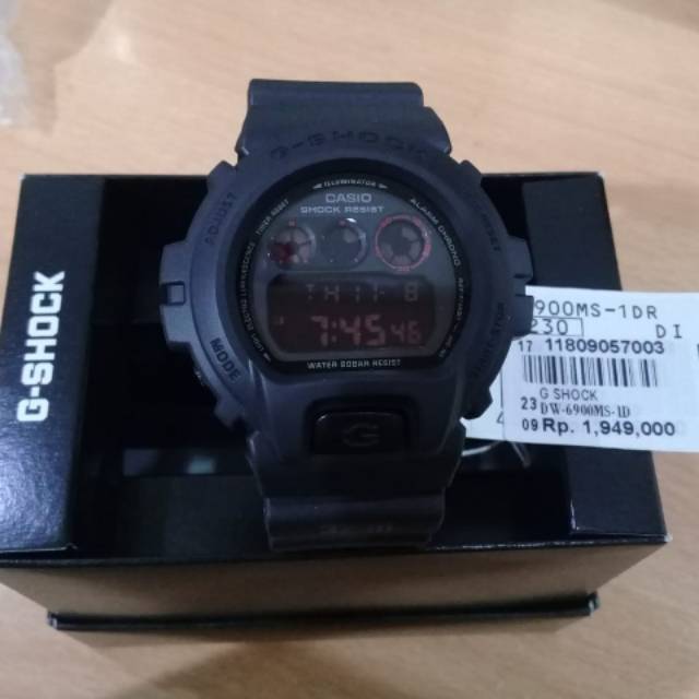 Jma tangan casio gshock dw6900 ms original garansi resmi