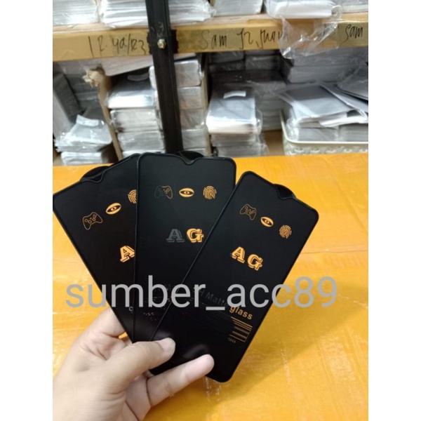 Tempered Glass AG Black Matte Vivo V15/V15 Pro/V17/V17 Pro/V19/V20/V20SE/V20 Pro.