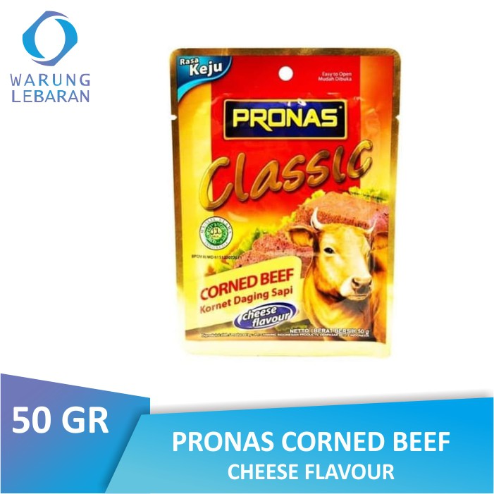 

[PN02] Pronas Corned Beef Cheese 50 GR| Kornet Daging Sapi Pronas