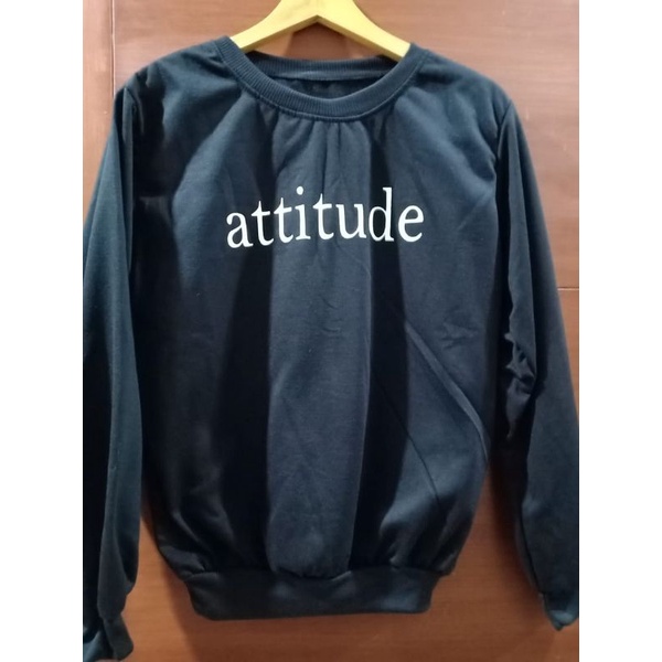 ATTITUDE CREWNECK SWEATER FLEECE