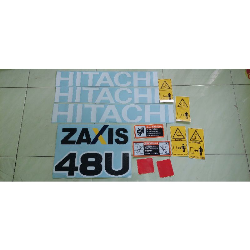 

Sticker excavator HITACHI zaxis 48 U
