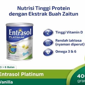 

ENTRASOL PLATINUM SUSU ORANG TUA RASA VANILA 400GR 400 GR