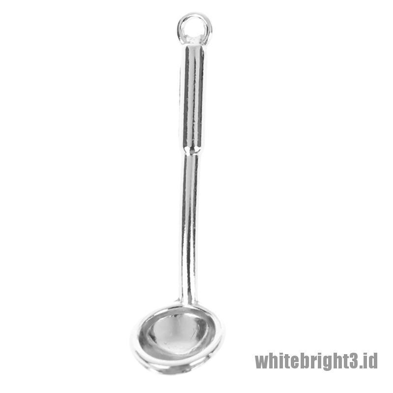 (white3) 5pcs / set Miniatur Peralatan Masak Skala 1: 12 Untuk Rumah Boneka