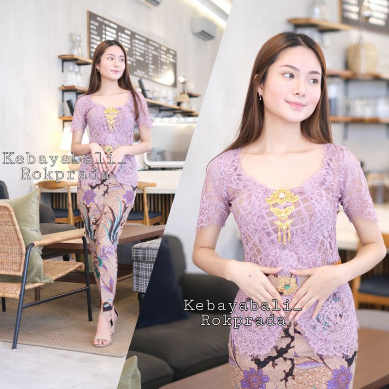 KEBAYA BALI SATU KEBAYA LILAC KEBAYA PENDEK KEBAYA KUTUBARU MODERN KEBAYA MURAH