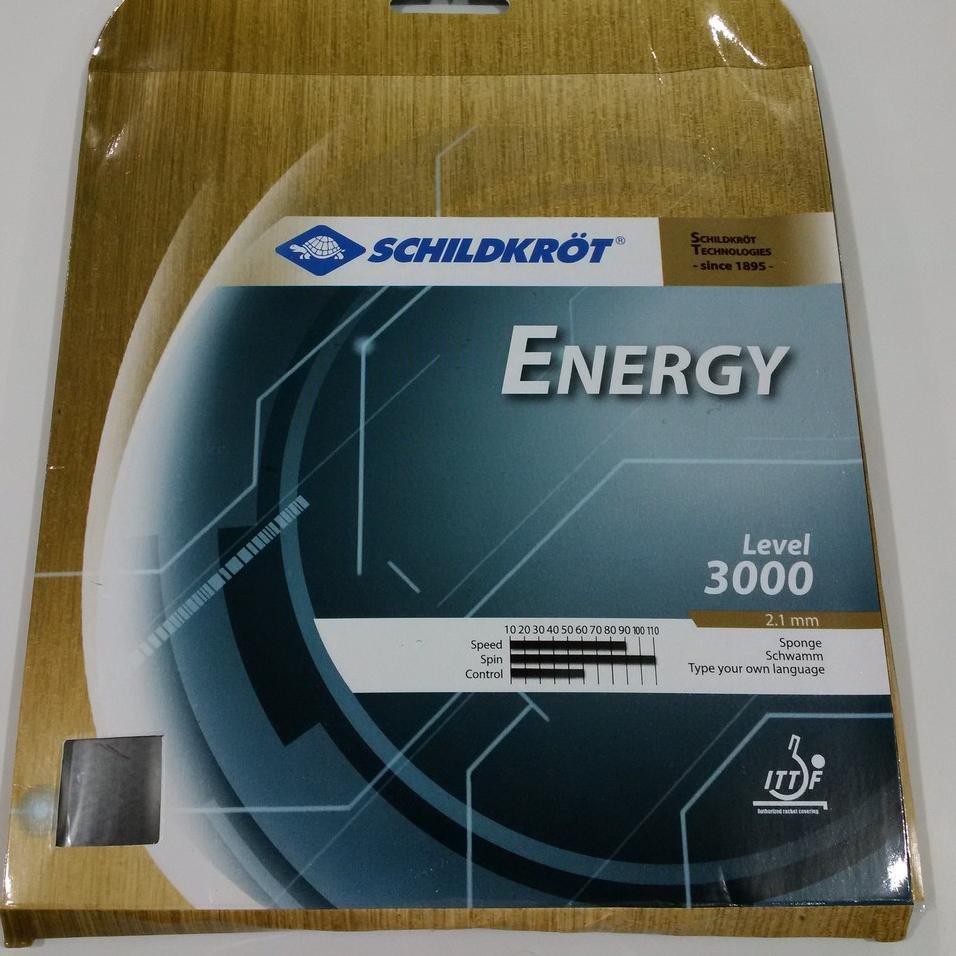 YEM152 Schildrot Energy 3000  By Donic Karet Rubber Bet Bat Bed Pingpong Tenis Meja *Murah