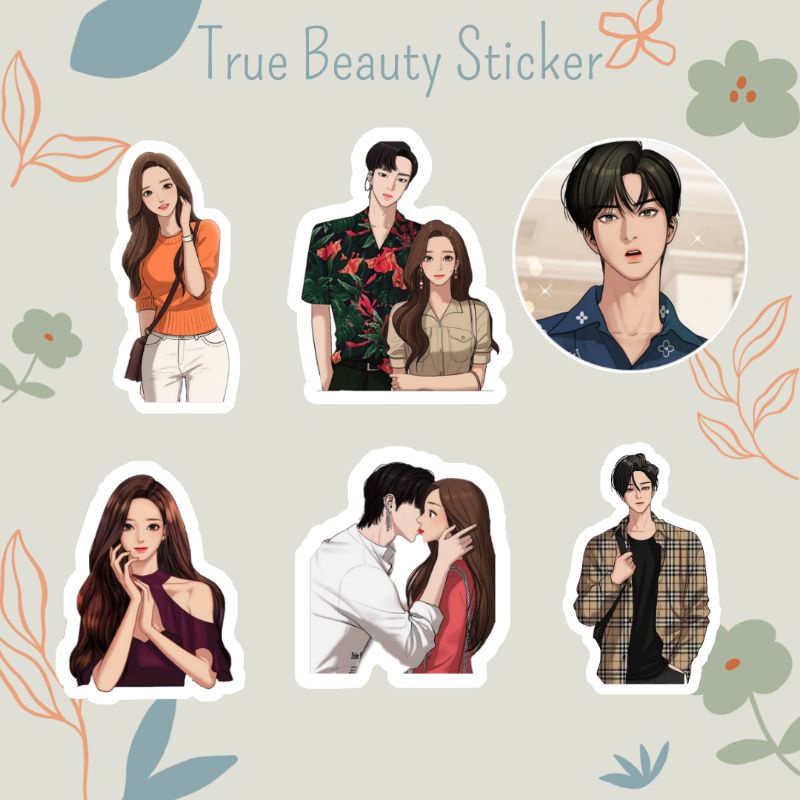 True Beauty Sticker | Kdrama sticker | kpop sticker | cetak sticker murah