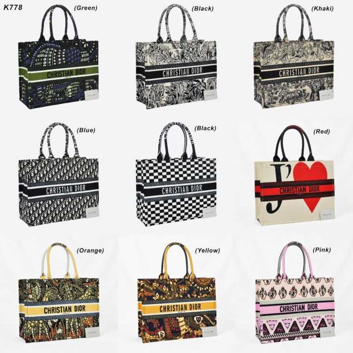 READY STOCK TAS  BOOK TOTE K778 LAV TAS  IMPORT TAS  