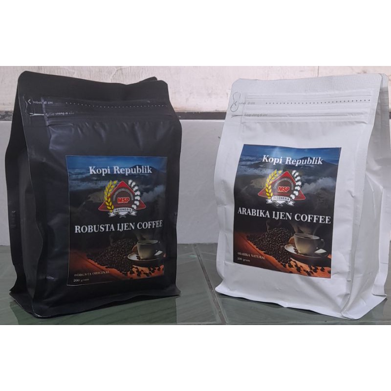

Kopi Bubuk Asli Kawah Ijen Robusta/Arabica