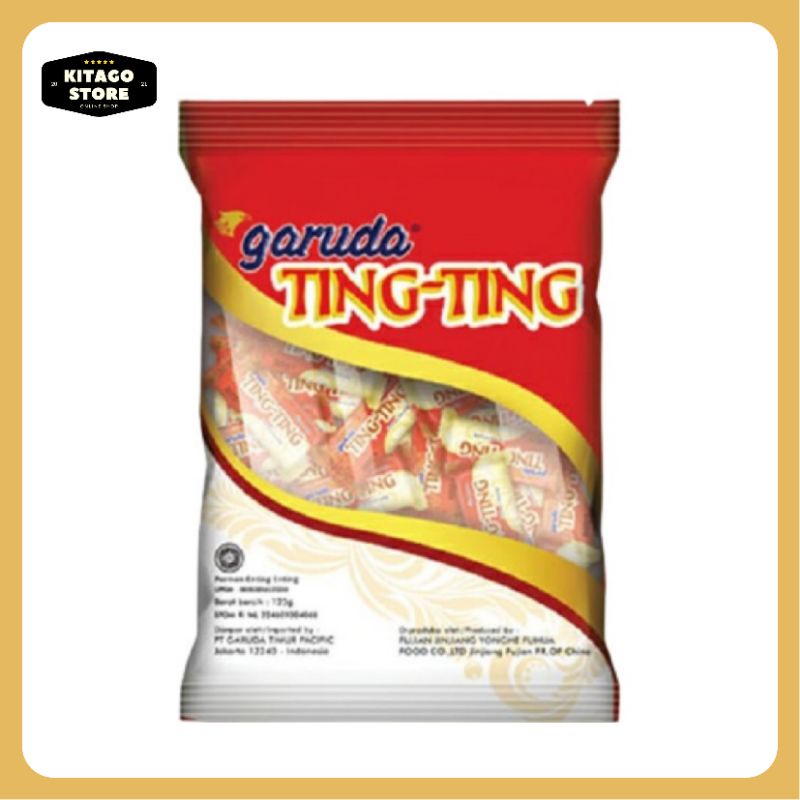 

Garuda Ting Ting Permen Kacang 125 gram (1 pack isi 50 pcs)