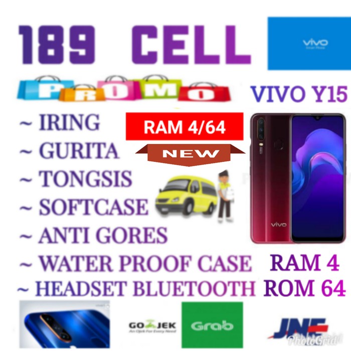VIVO Y15 RAM 3 64 garansi resmi vivo indonesia -