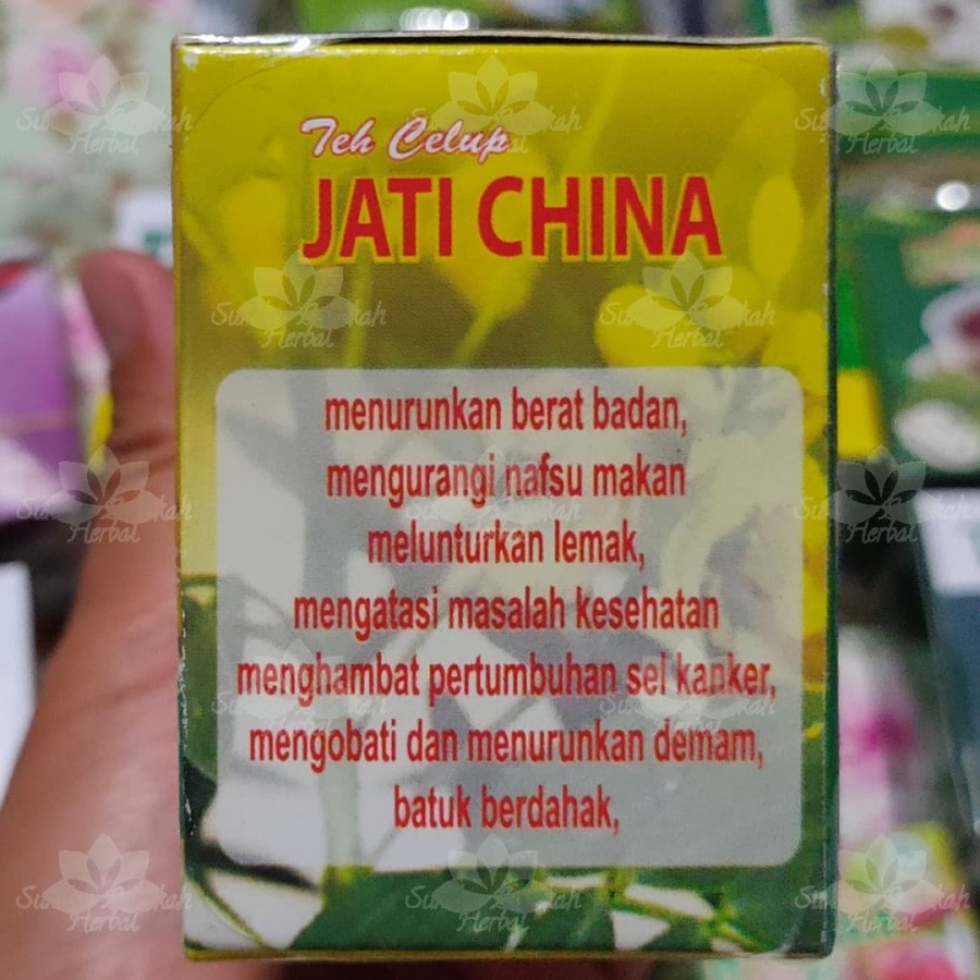 

TEH CELUP JATI CHINA HIKMAH / TEH JATI CINA / PELANGSING PELUNTUR LEMAK