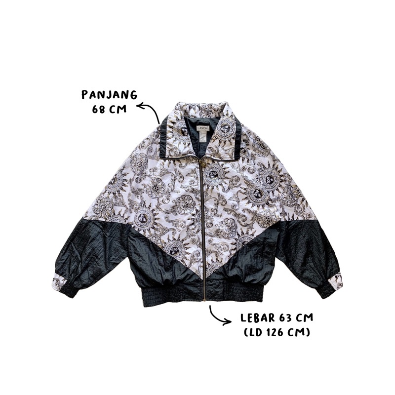 the sun windbreaker jacket - thrift