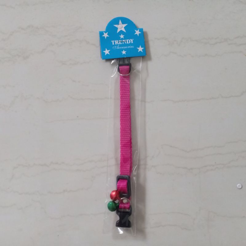 Kalung Kucing Polos 2 Lonceng