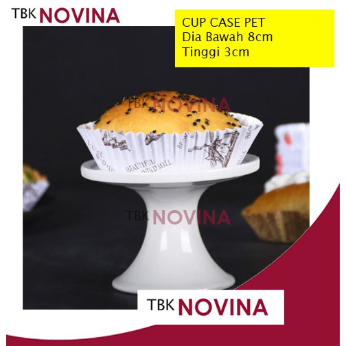 [ECER] PAPER CUP CASE ROTI BULAT 8 CM / KERTAS ALAS CUP ROTI LAMINASI / ALAS PANGGANG ROTI KINCIR CUPCASE