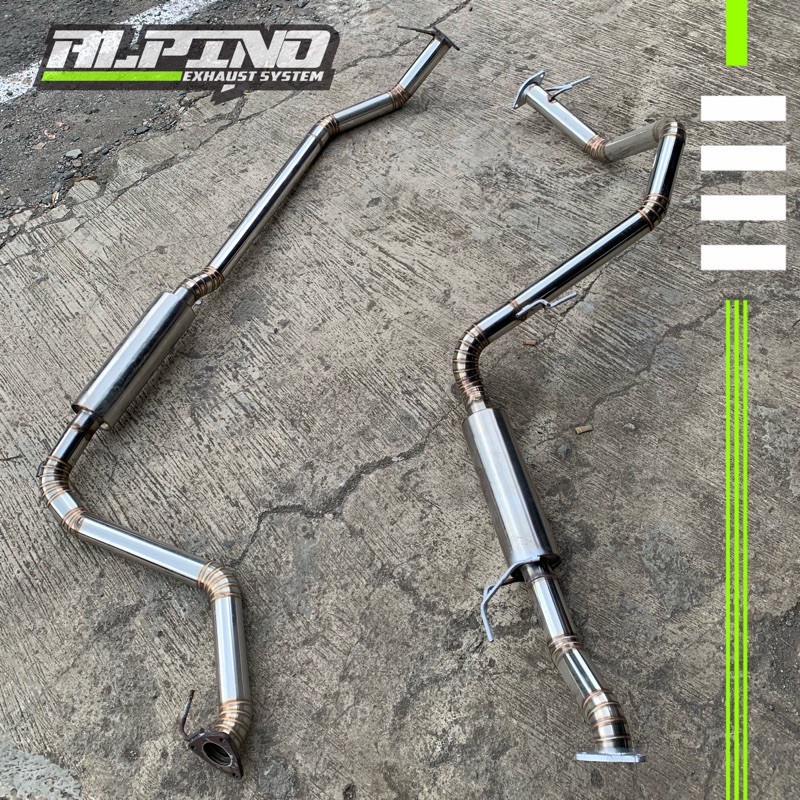 CENTERPIPE HONDA JAZZ GE8 ALPINO EXHAUST + RESONATOR