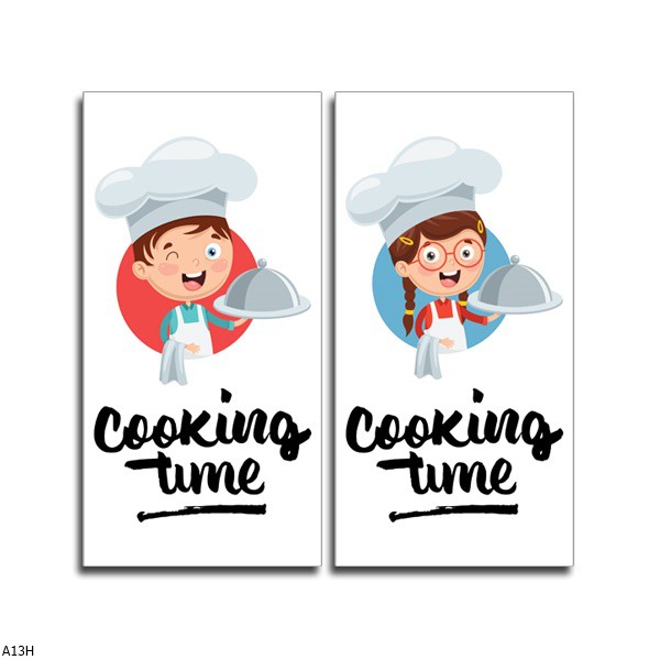 Hiasan Dinding / Wall Decoration 15cm x 30cm Tema Memasak A13H