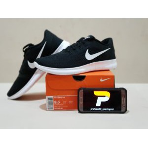 SIZE 44   ORIGINAL ASLI NIKE FREE RN RUN 2017 HITAM SEPATU LARI RUNNING Not zoom pegasus vomero win