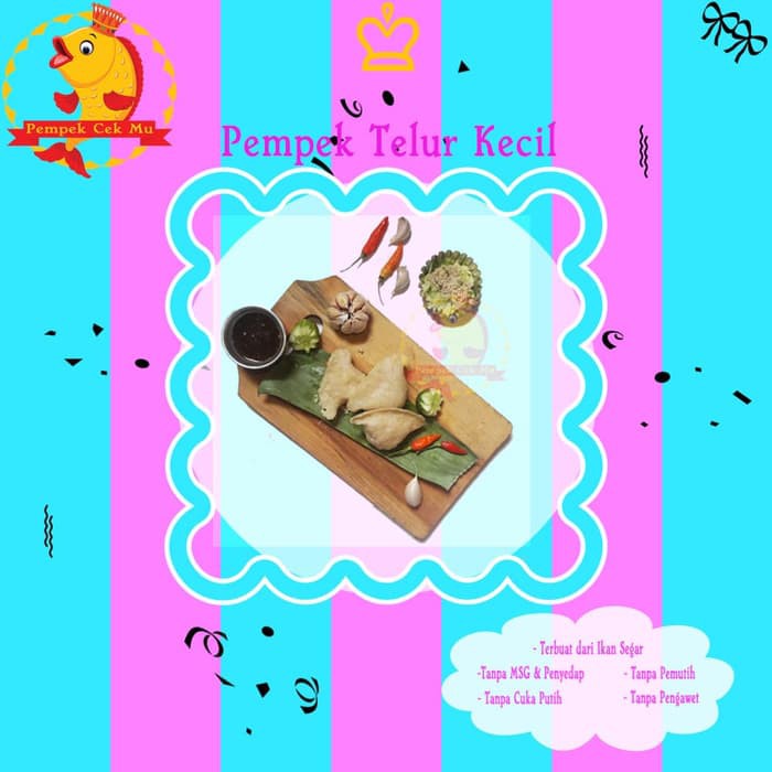 

Pempek Telur Kecil Palembang - Pempek Ikan Asli Best seller