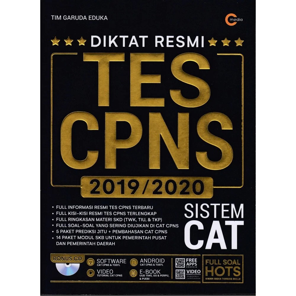 PROMO DISKON : DIKTAT RESMI TES CPNS 2019/2020 (PLUS CD)