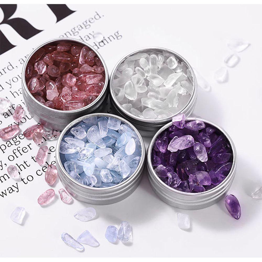 Agustina Batu Kristal Warna-Warni Untuk UV Nail Gel Dekorasi Kuku 3D Stiker Kuku Hologram Nail Art Perhiasan