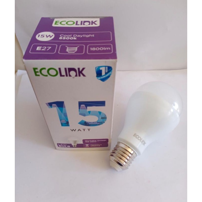 Jual Lampu LED Ecolink 15 Watt Putih