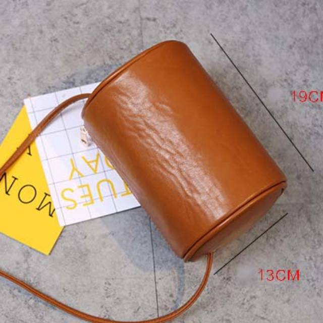 tas bulat / tas selempang tabung