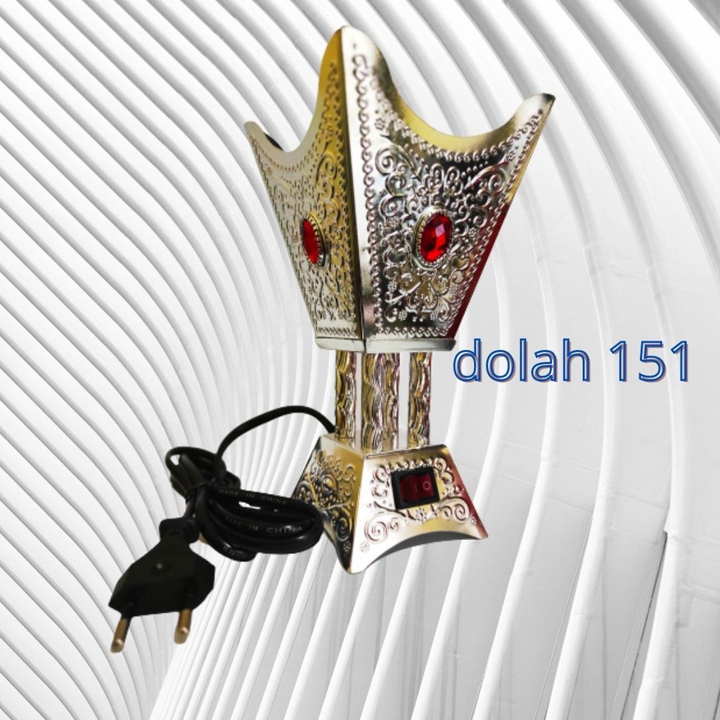 Tempat Bakaran Dupa Listrik Buhur  Incense Eletric Burner Pembakar Buhur Gahru Mabkharah Mabkhara El