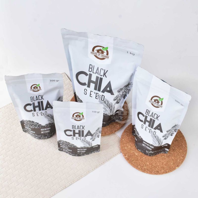 ORGANIC BLACK CHIA SEEDS 1KG