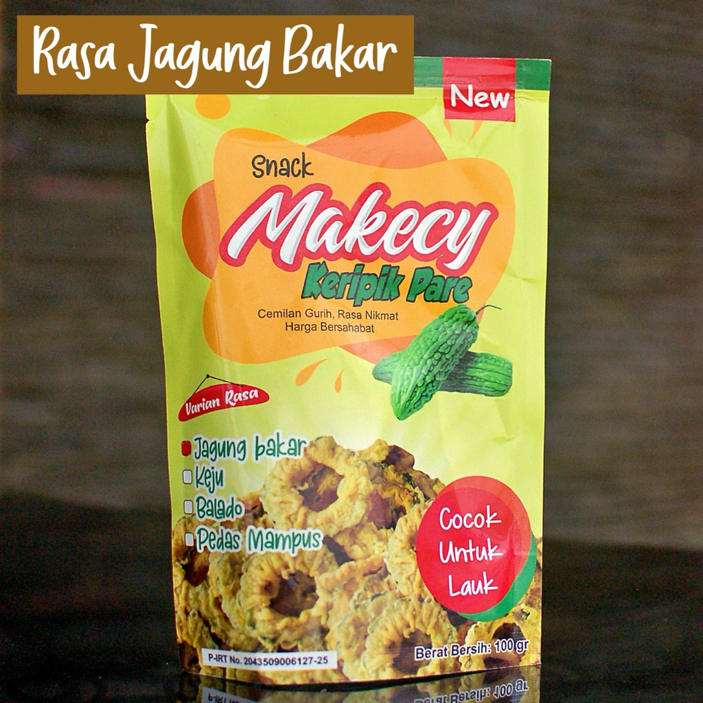 

Keripik Pare Makecy rasa Jagung Bakar Kriuk Renyah ANTI PAHIT Tanpa Pengawet