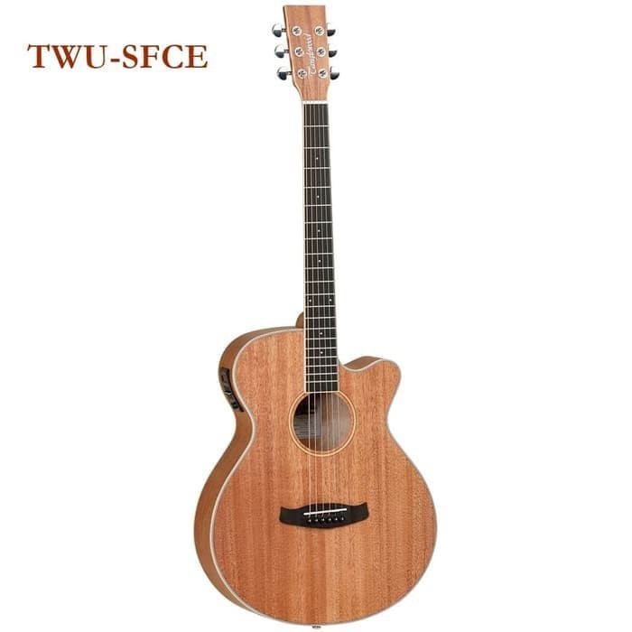 Tanglewood TWU SFCE Gitar Akustik Elektrik - Bonus Tas Gitar
