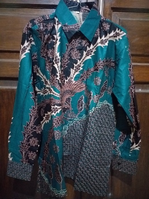 Kemeja Batik Pria Lengan Panjang Size M L Xl Xxl Rsbo26