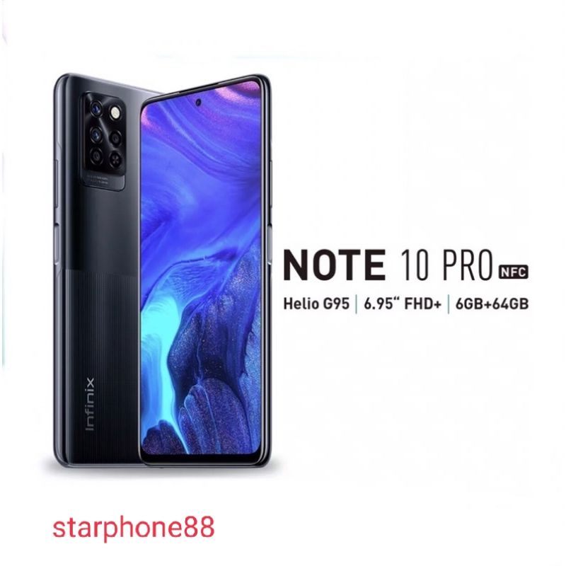 INFINIX NOTE 10PRO NFC 8/128&6/64GB,GARANSI RESMI