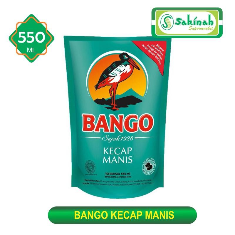 Bango Kecap Manis kemasan pouch  550 ML