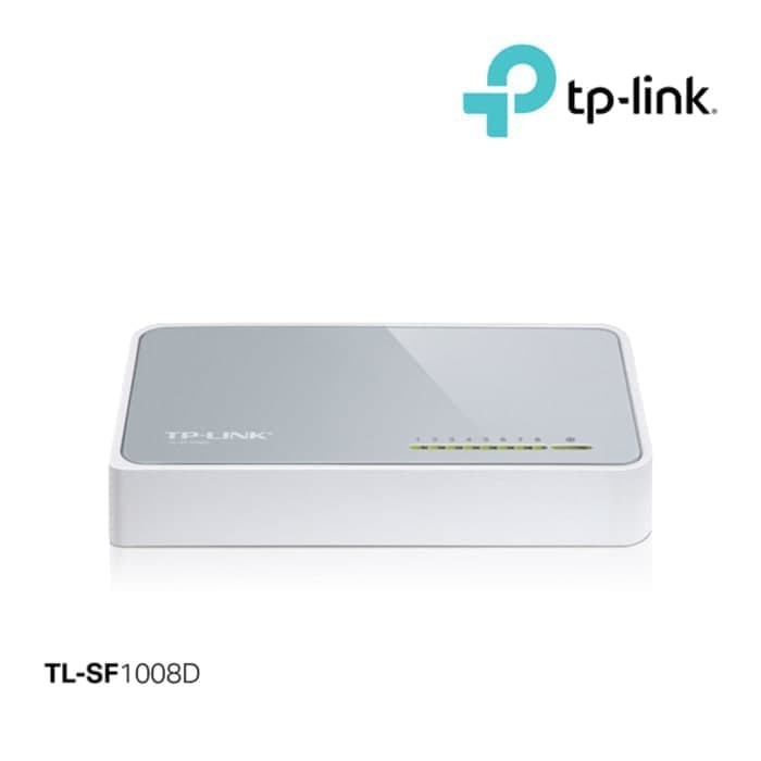 TP-LINK TL-SF1008D : TPLink 8 Port 10/100Mbps Desktop Switch Hub