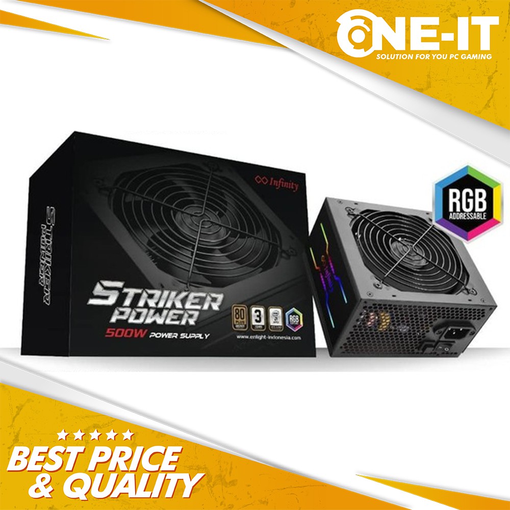 Power Supply / PSU Infinity Strike Power 500 watt 80 Plus Bronze RGB
