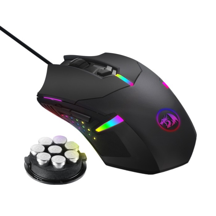 Mouse Gaming Redragon Wired USB Macro CENTROPHORUS M601-3 RGB