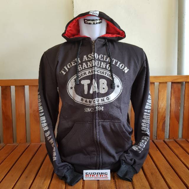 Jaket sweater hoodie honda tiger association bandung 062 tab htci html mbi macan besi club indonesia